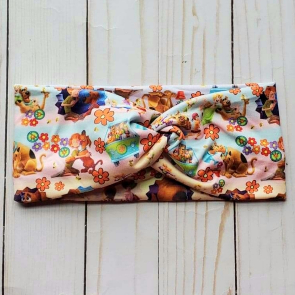 Headband soft scooby doo floral